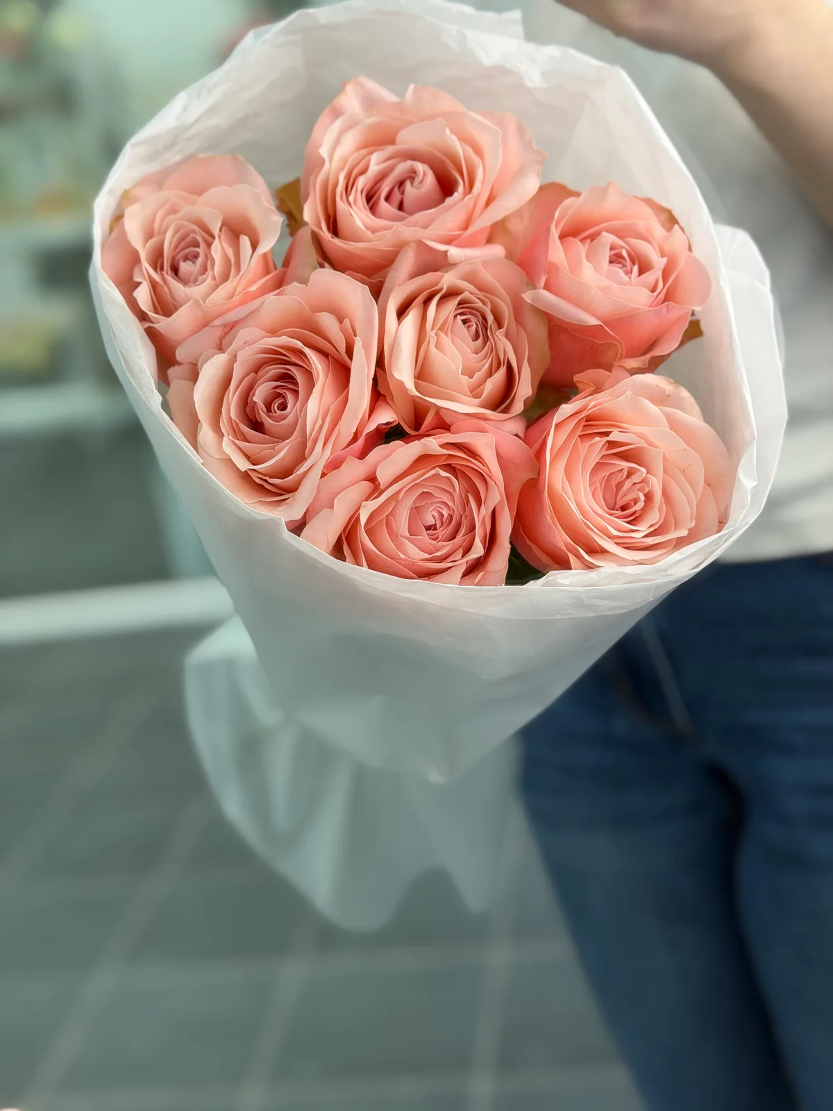 Букет из 7 роз Sisley